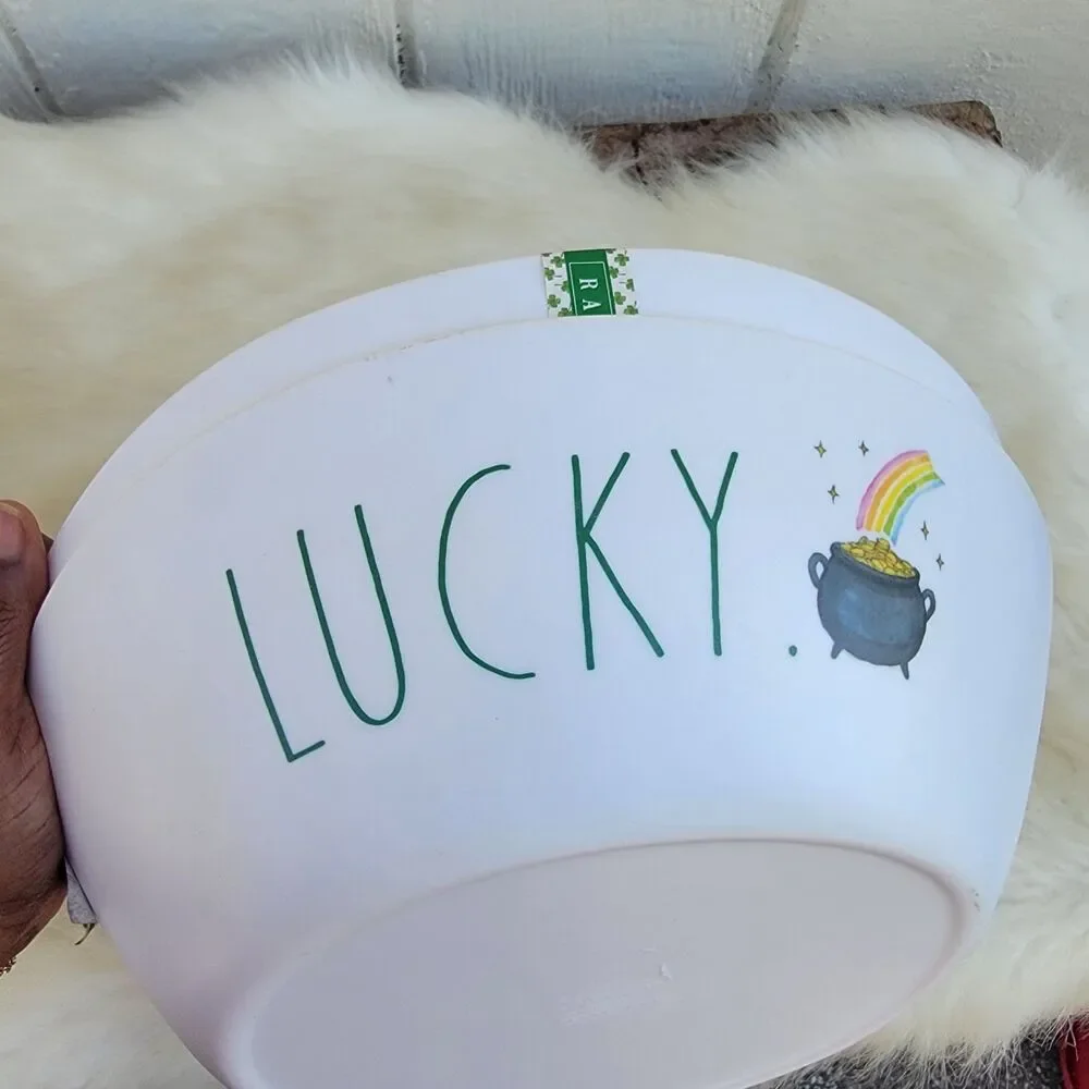 Rae Dunn St. Patrick's day melamine serving bowl